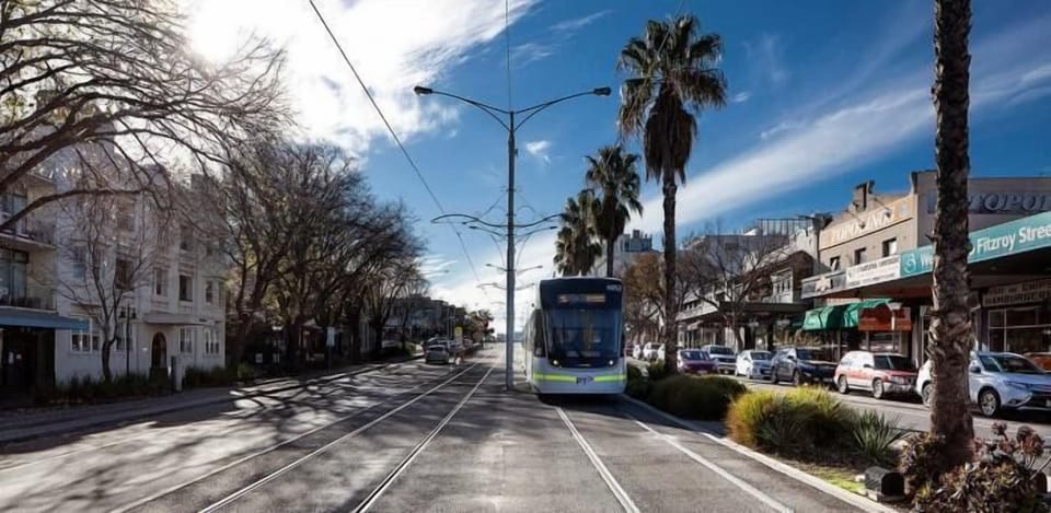 FITZROY STREET SHOPS (400M). The The Fitzroy Street shops are literally around the corner . It has a shop for almost everything you may need during your visit. The convenient 96 Tram runs to the city and the nearby Acland Street shops. 