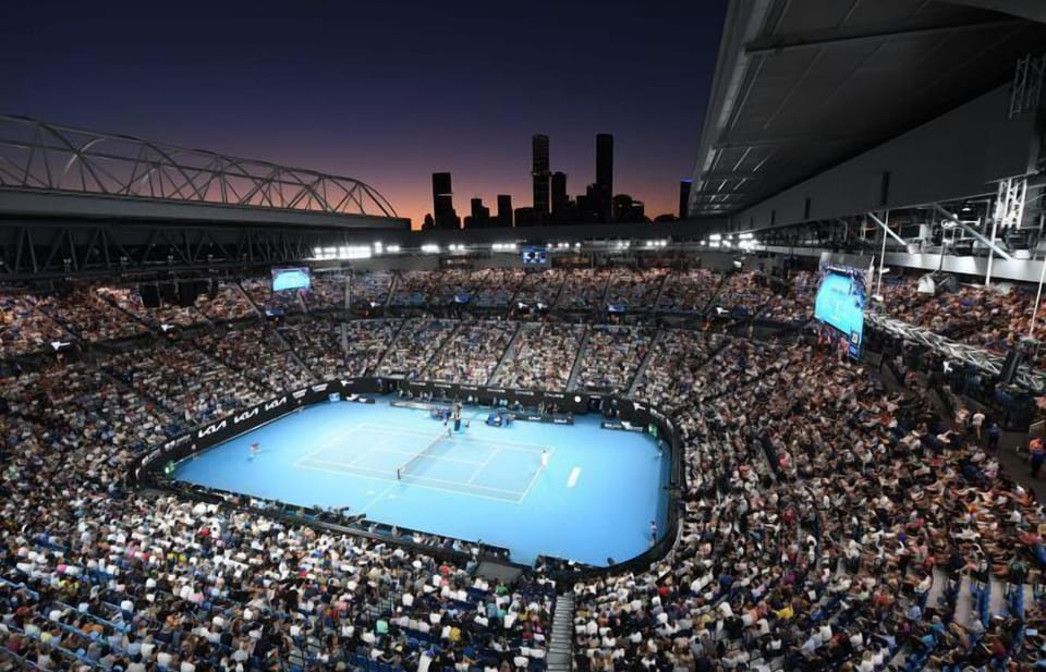 AUSTRALIAN OPEN : The Australian Open is a tennis tournament held annually at Melbourne Park in mid to late January. The world's biggest tournament attracts the worlds best players and is the first of the four Grand Slam tennis events.