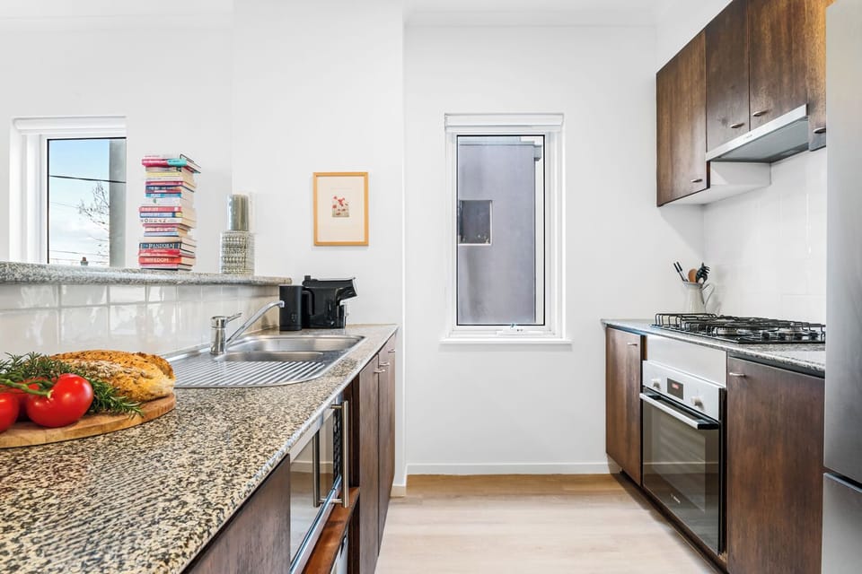 KITCHEN: The kitchen has all the needed appliances and a well stocked pantry with some cooking basics. 