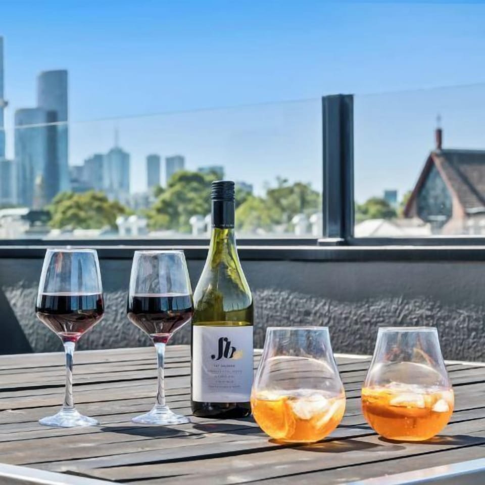 ENTERTAIN IN STYLE: Enjoy the rooftop deck to drink, dine or entertain.