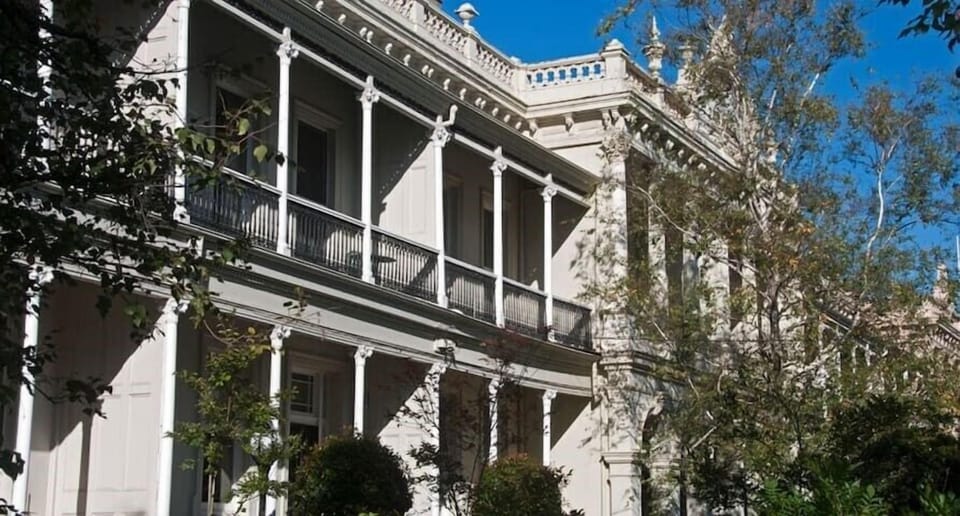 ST. VINCENT PLACE. (1.2k) Some of Melbourne's finest examples of preserved Victorian architecture surround nearby St. Vincent Gardens.