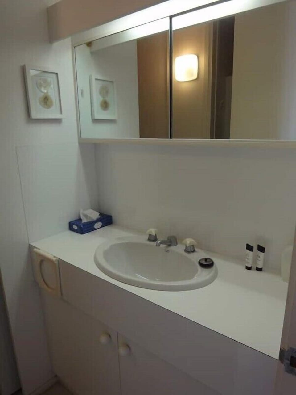 BATHROOM. The bathroom has shower, laundry and separate toilet. Toiletries provided.