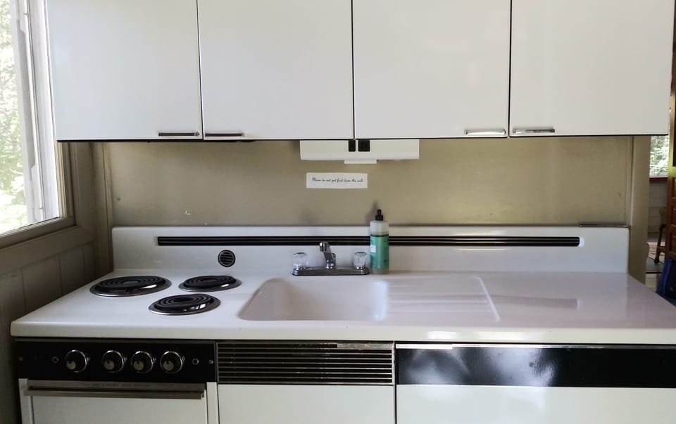 A full-sized kitchen for a tiny house.