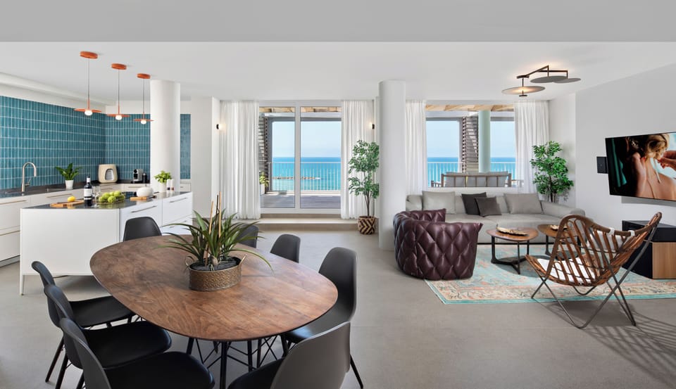 This area is entirely private and reserved for guests of the Penthouse only