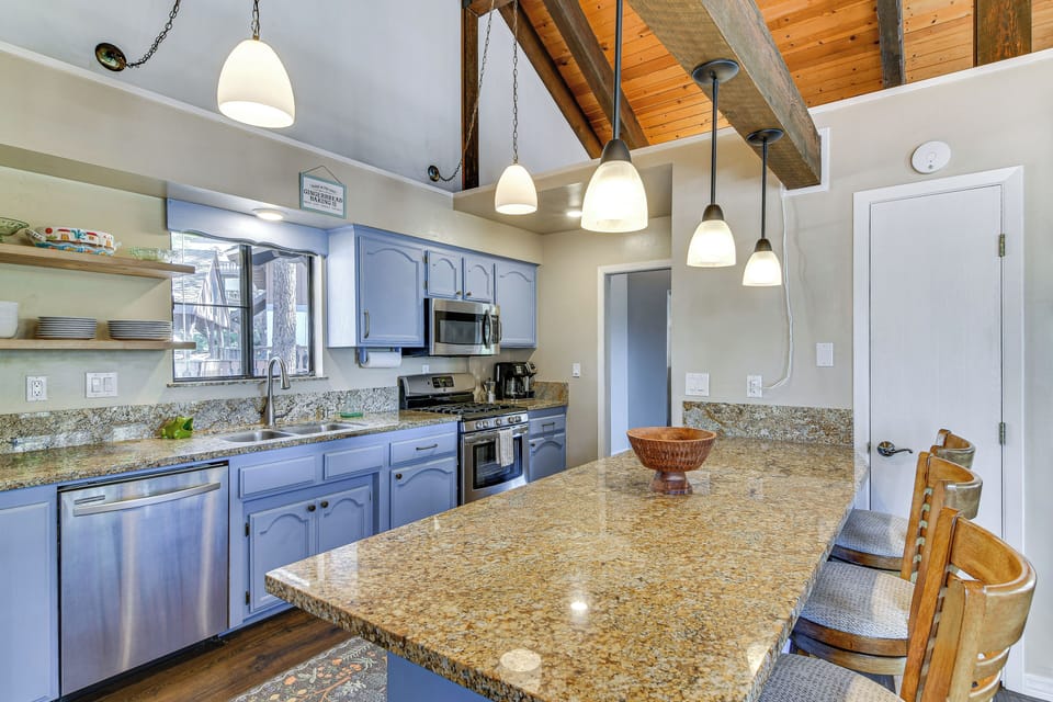 Kitchen | 2-Story Home | Central Heating | 2 Window A/C Units
