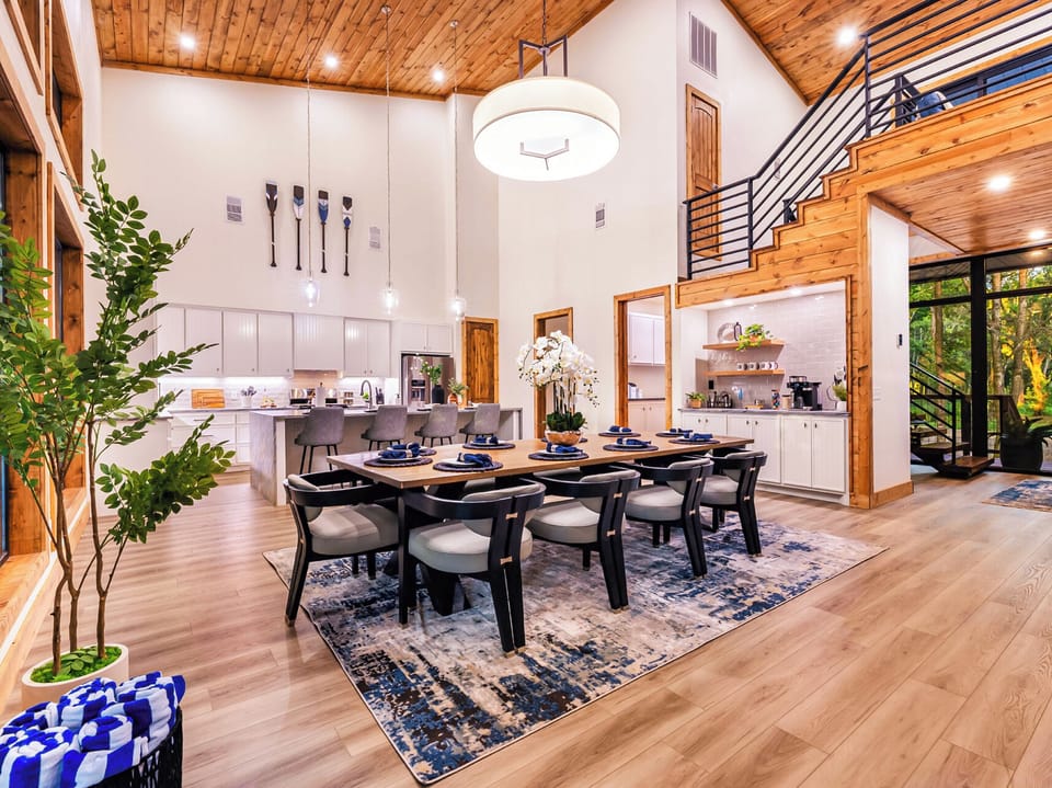 At the center of it all is the DINING AREA