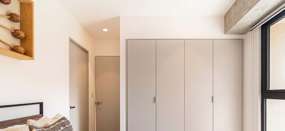 The building contains several similar units, Furniture, decor, and amenities may vary.