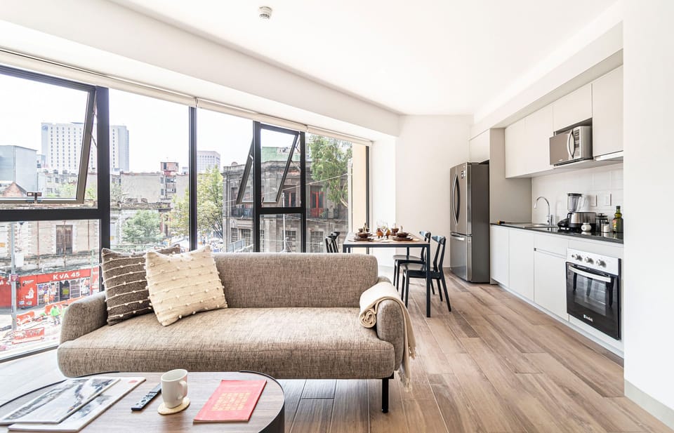 The building contains several similar units, Furniture, decor, and amenities may vary.