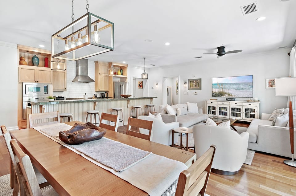 WaterHouse 202 - Seacrest Beach - Living and Dining Area