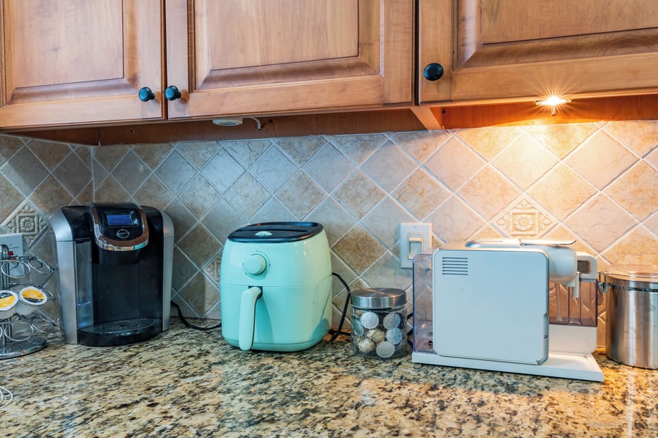 Convenient kitchen appliances ready for your use