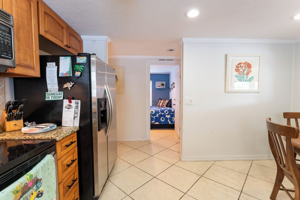 Open kitchen with easy access to all amenities