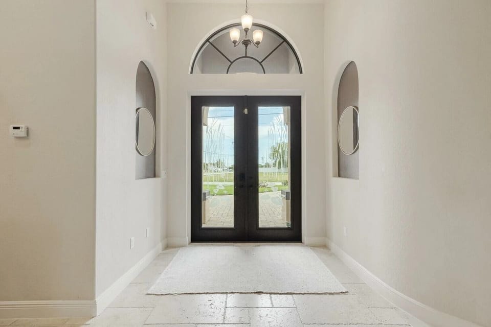 Welcoming double-door foyer sets the tone for your vacation