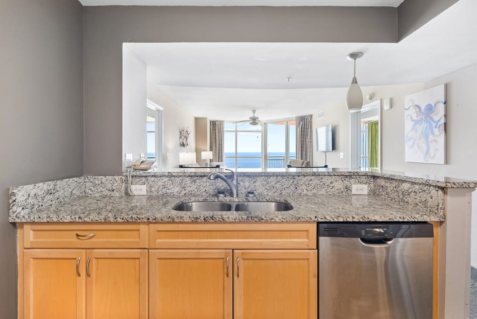 Open-style kitchen
