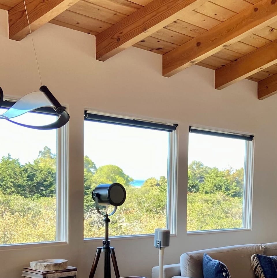 Living room view of ocean 