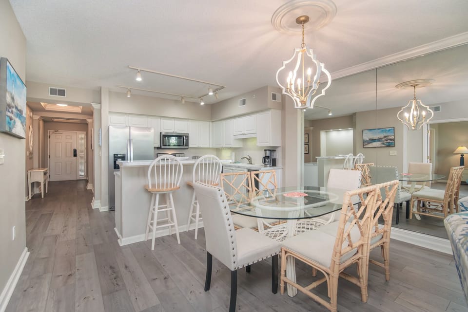 Kitchen and dining table