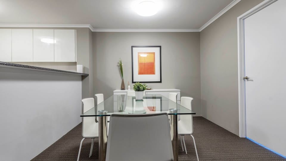 Bright dining space with welcoming atmosphere.