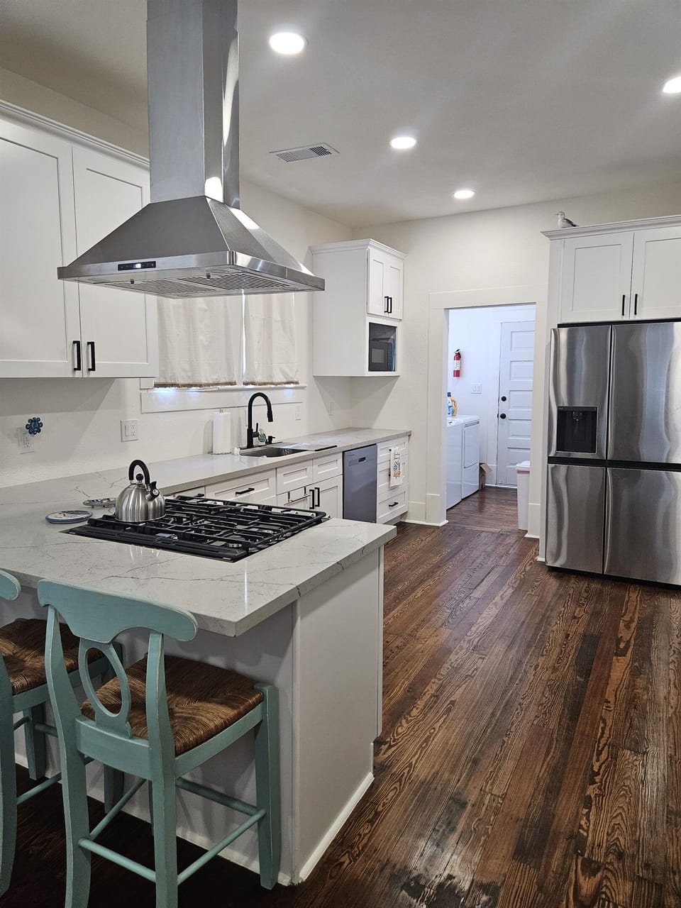 Then the fabulous chef's kitchen