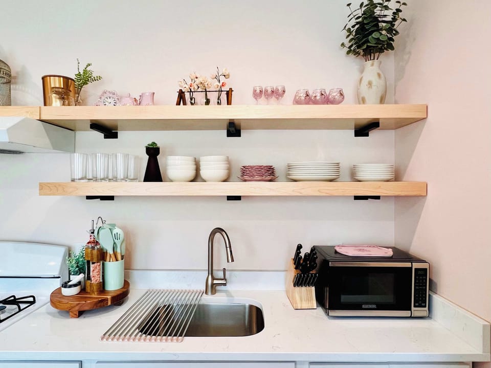 [Kitchen Area] A fully equipped kitchen.