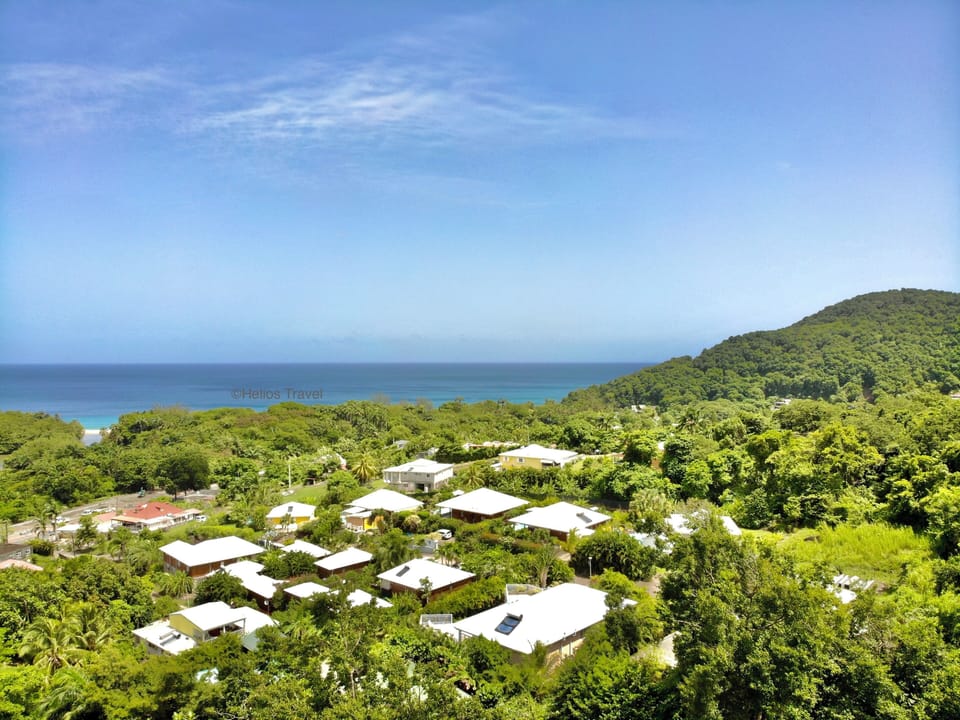 Grande Anse beach located 500 m walk from the villa California