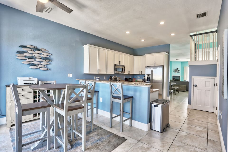 Kitchen with Bar Seating