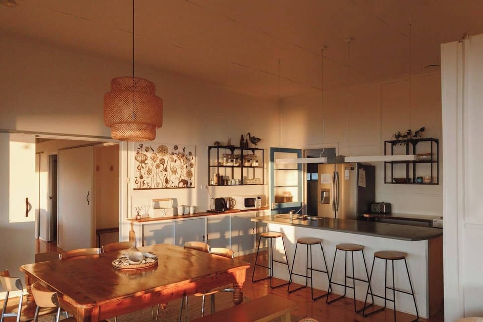Sip a morning Nespresso while you rustle up some breakfast in the well-equipped kitchen. 

