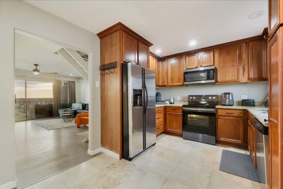 Kitchen and Living Room