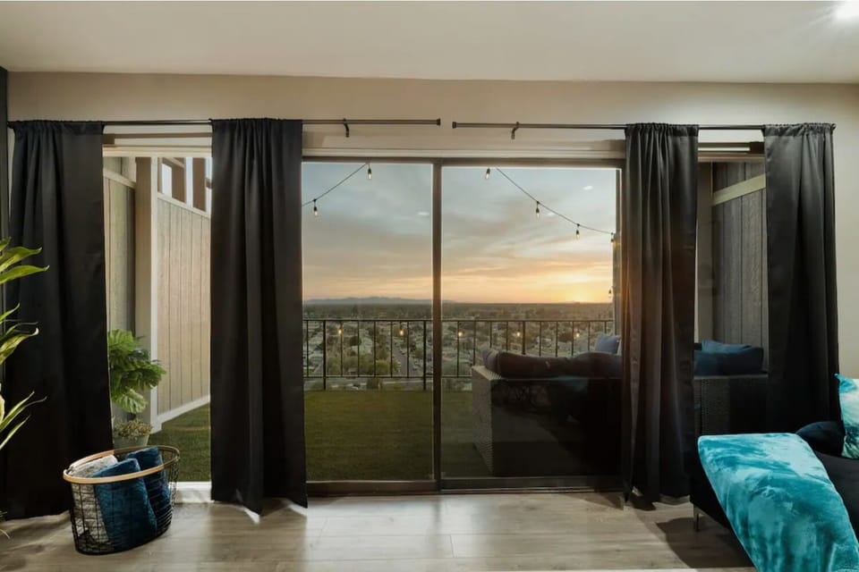 View west from Living Room