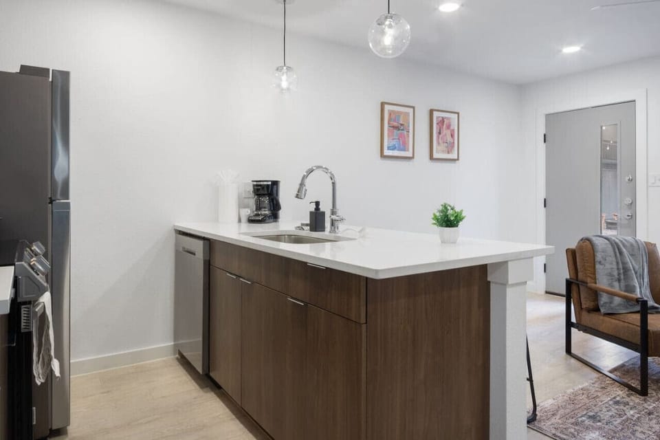 The dining area encourages you to gather with friends, enjoy a drink, and create lasting memories.