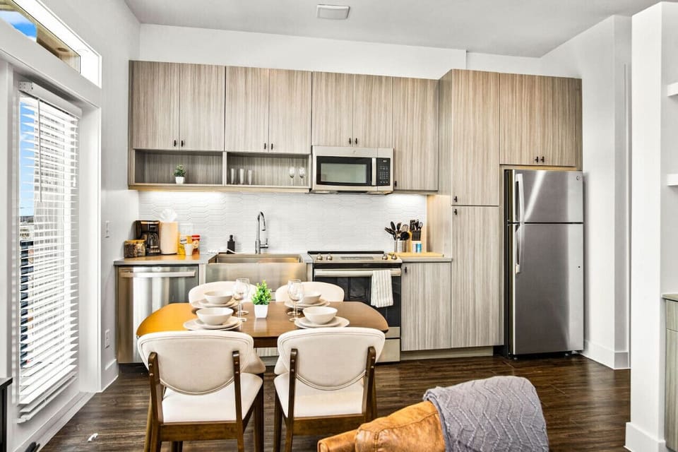 As you take your seat, the dining room's sophisticated design sets the stage for memorable meals and conversations.