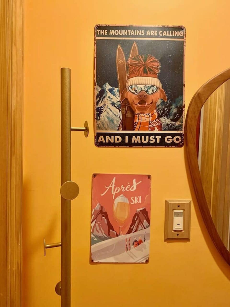 This delightful artwork greets you as you walk into your suite.