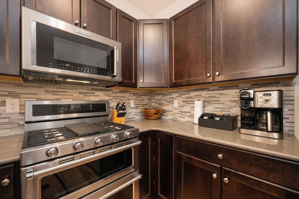 Kitchen and with high end appliances.