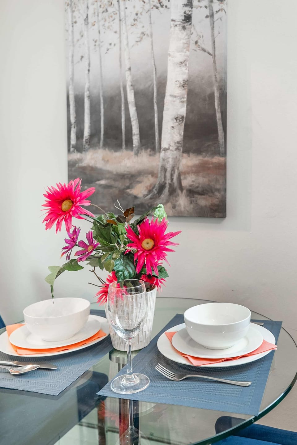 Stylish Dining Area Perfect For A Cozy Meal