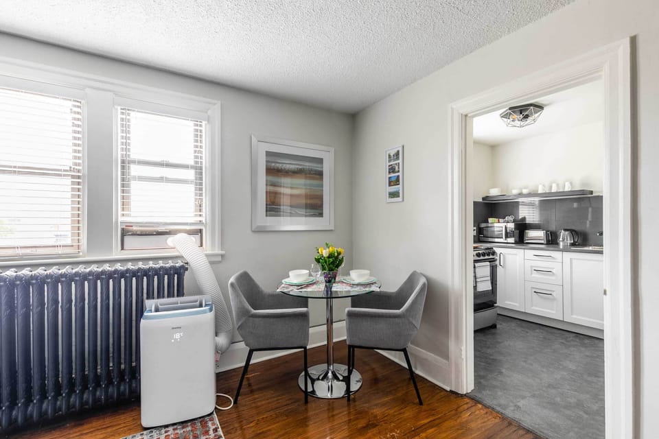 Cozy Dining Nook For Two With Bright Natural Light