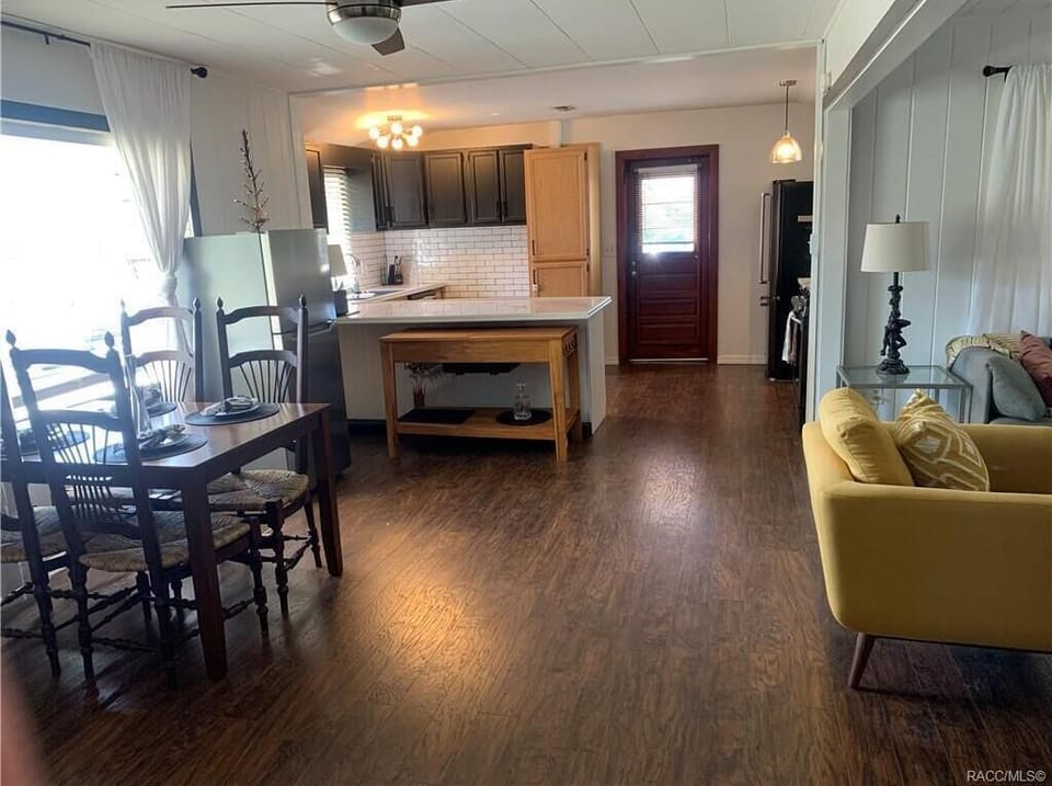 View of Dining and Kitchen