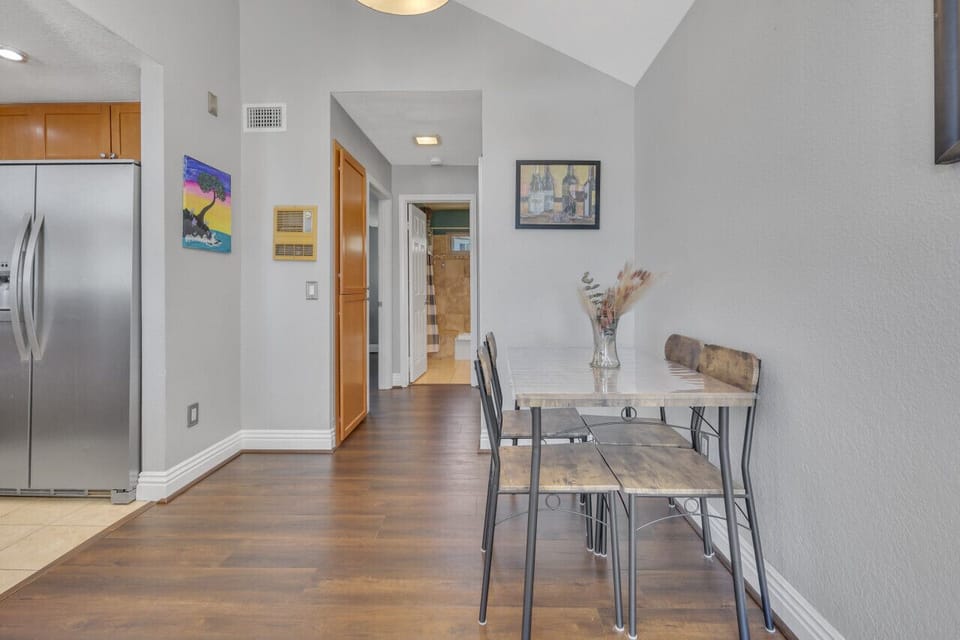 Dining area and Kitchen.