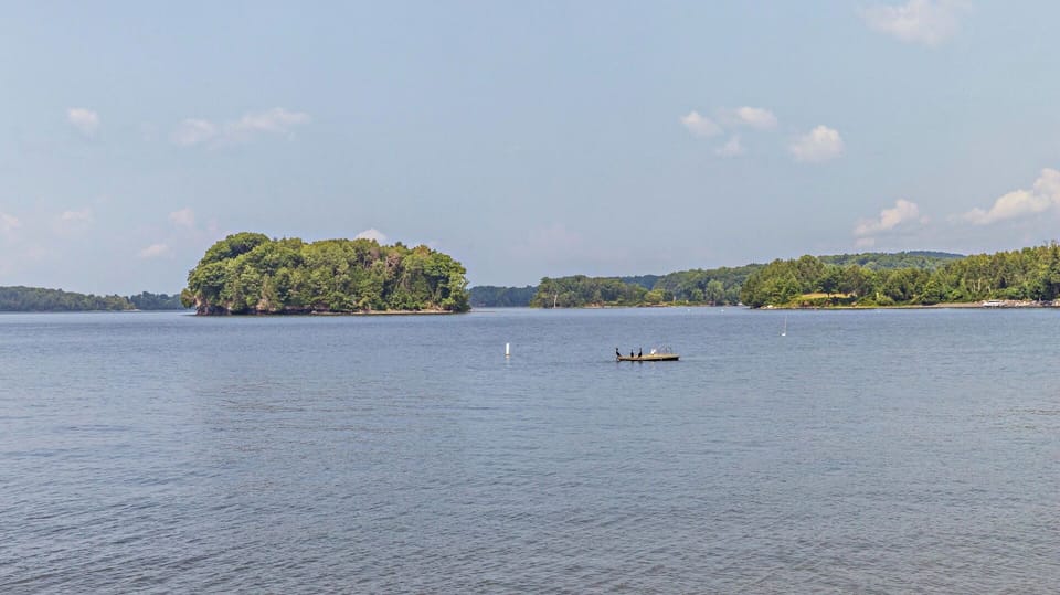 View of Lake Champlain from Private Beach