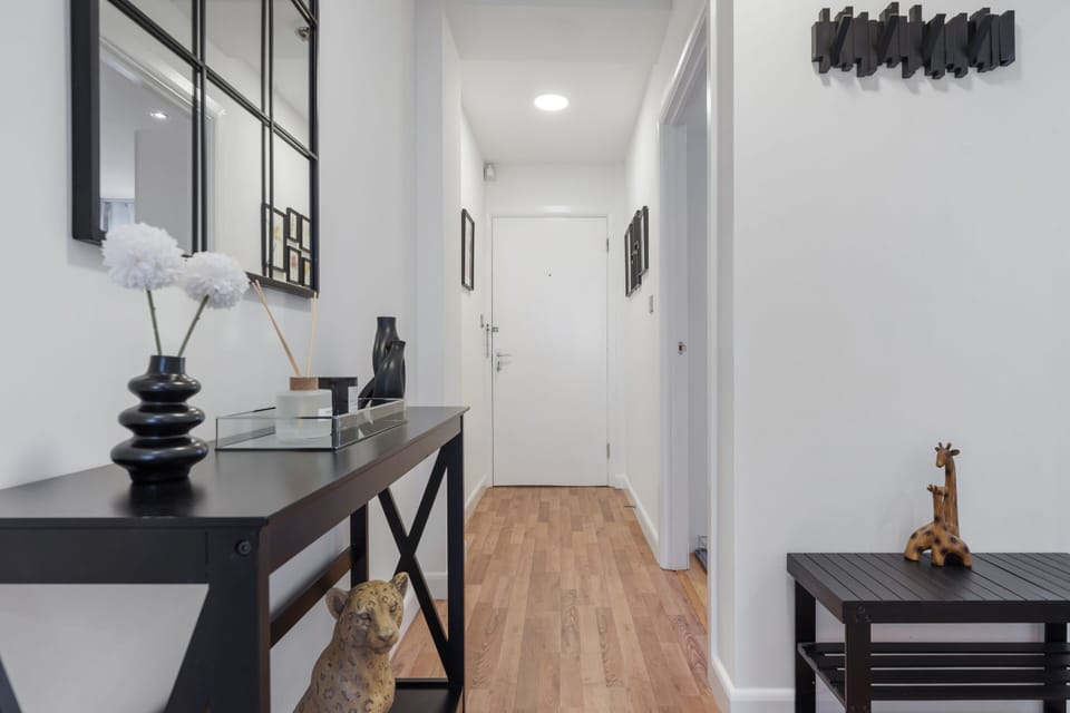 Bright Hallway Leading to Living Area