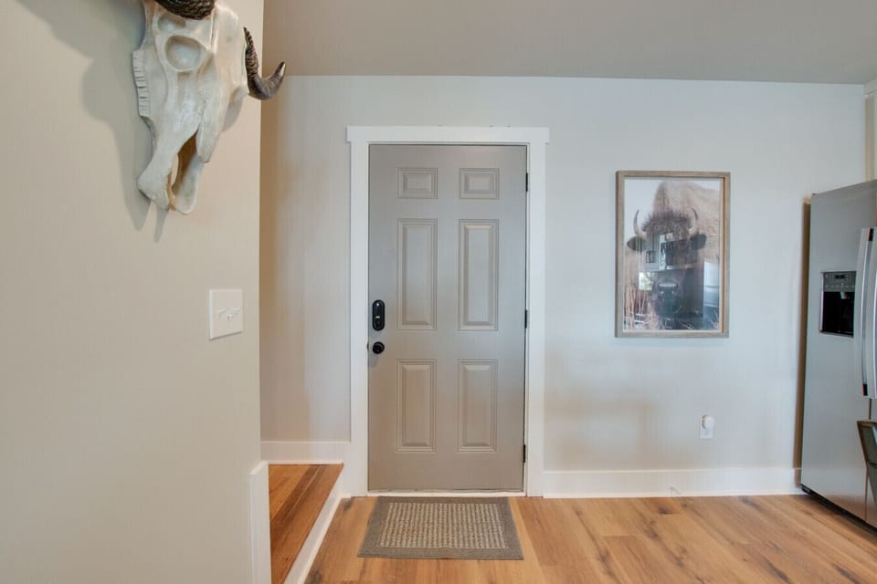 Two Bedroom Cabin Front Door with Digital Keypad Lock