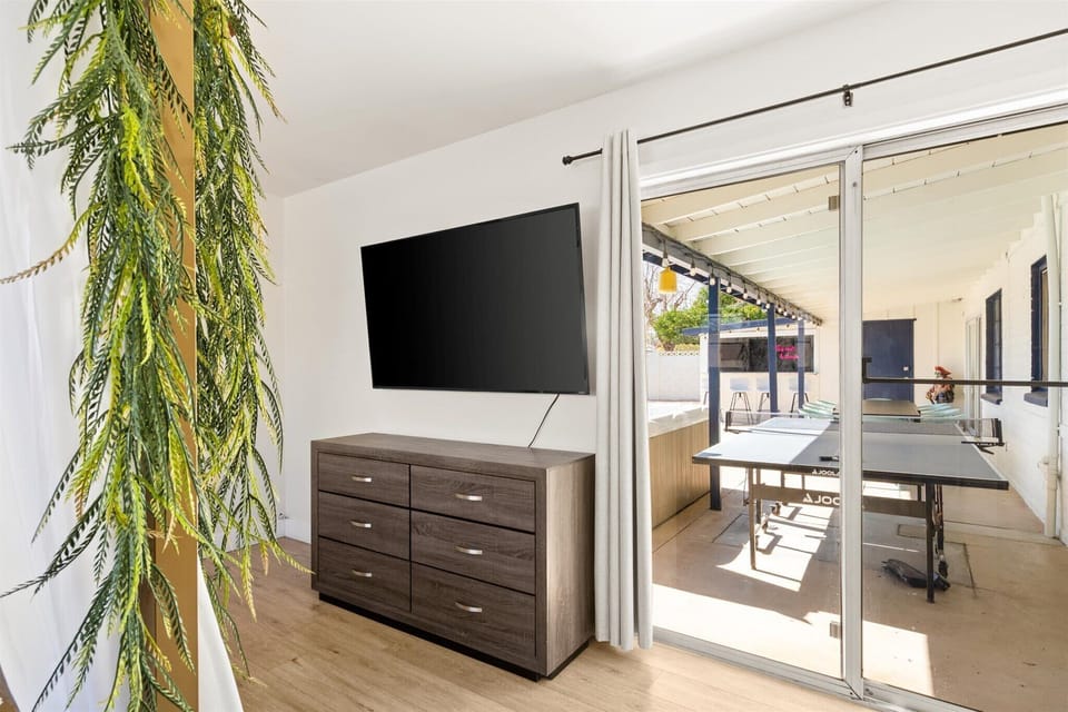 With a smart TV and direct access to outdoor fun!