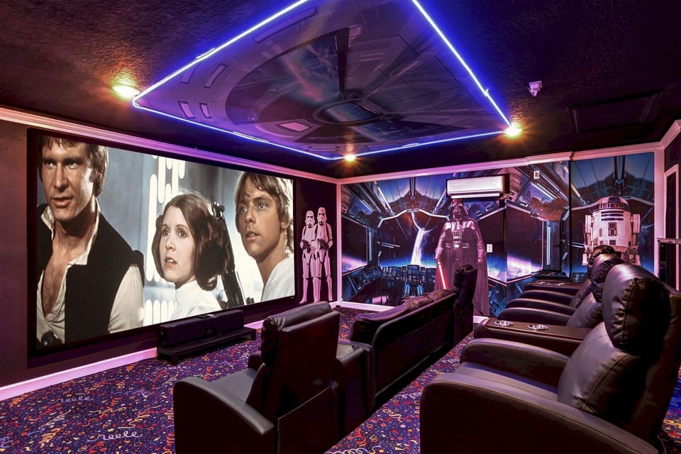 Movie Theater - Large screen-Excellent sound system