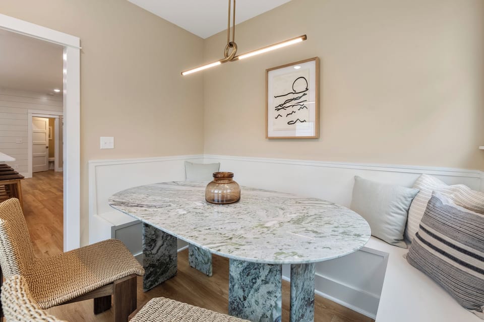 CL01: Creamsicle Cottage | Mid Level Breakfast Nook