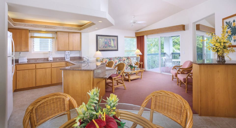 Kitchen, dining table. Color schemes may vary depending upon the unit assigned.