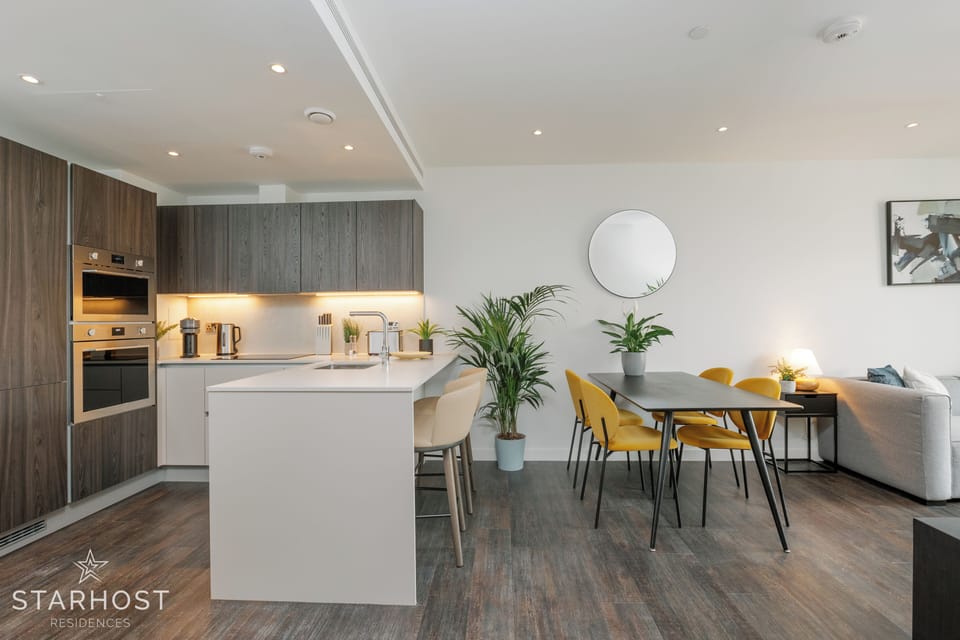 Dine in with this elegant dining area for 4 guests