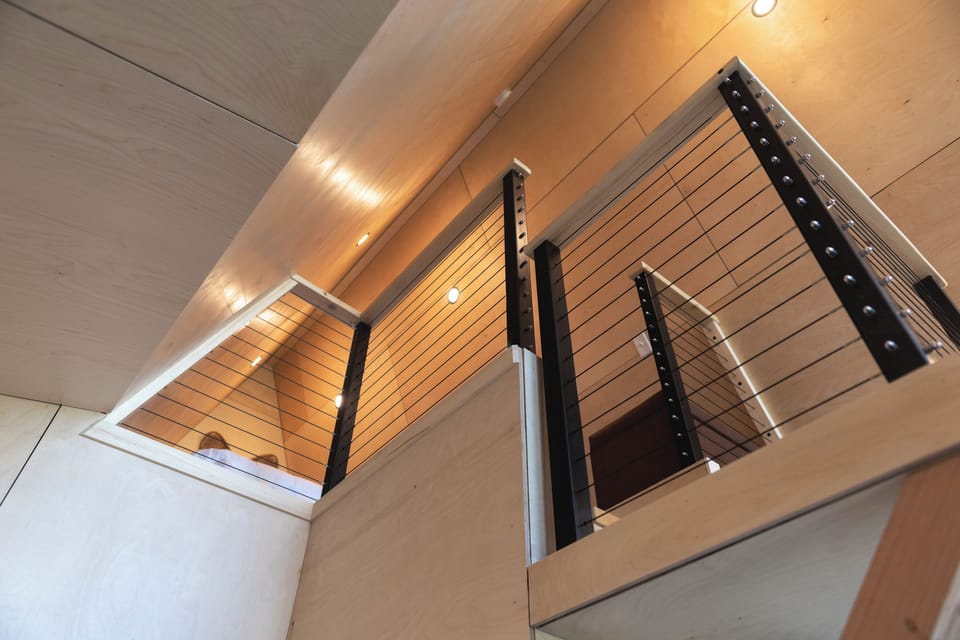 Modern loft and railing design