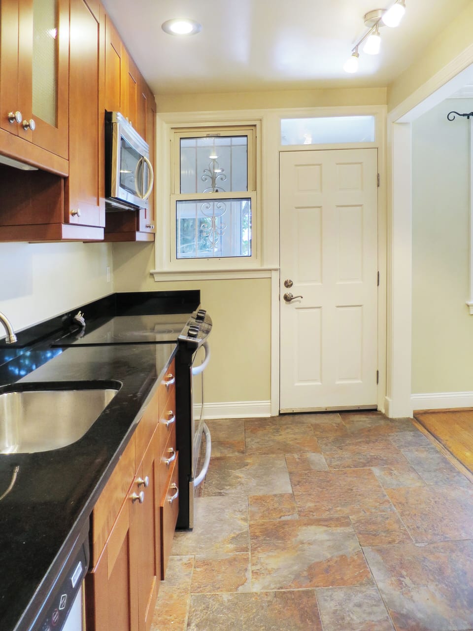 Kitchen and Rear Door