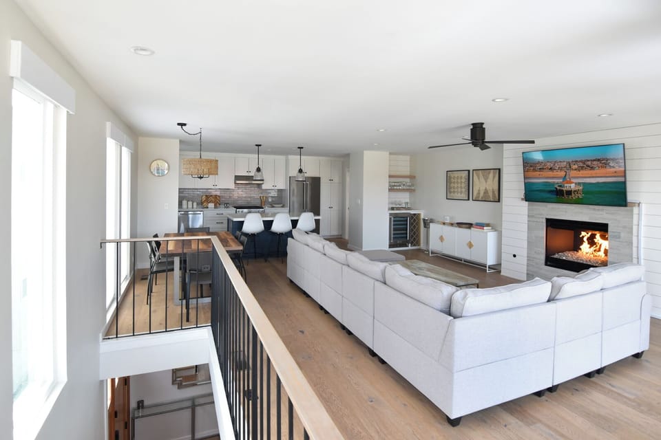 Abundant Natural Light Fills the Penthouse Space for an Open Easy Feel