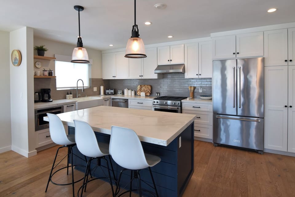 Open Concept Chefs Kitchen With the Best Views in the House