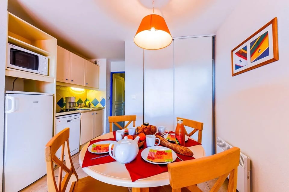 Reconnect with loved ones over a meal at the dining table.