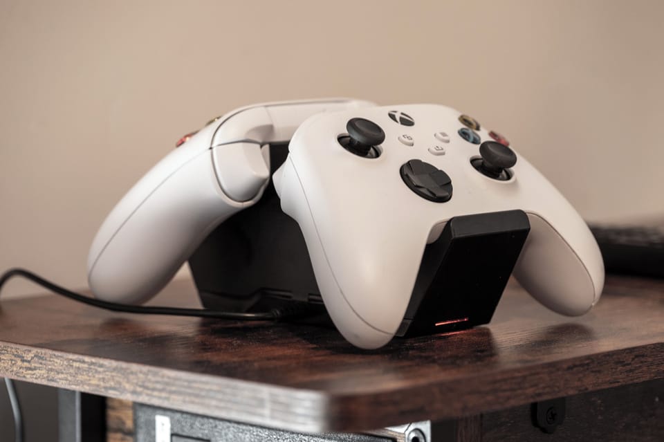 - Game night ready with Xbox controllers neatly docked and ready for action - Whether it’s racing, sports, or co op adventures, entertainment is always on hand - Fun touch that ensures both kids and adults stay entertained inside