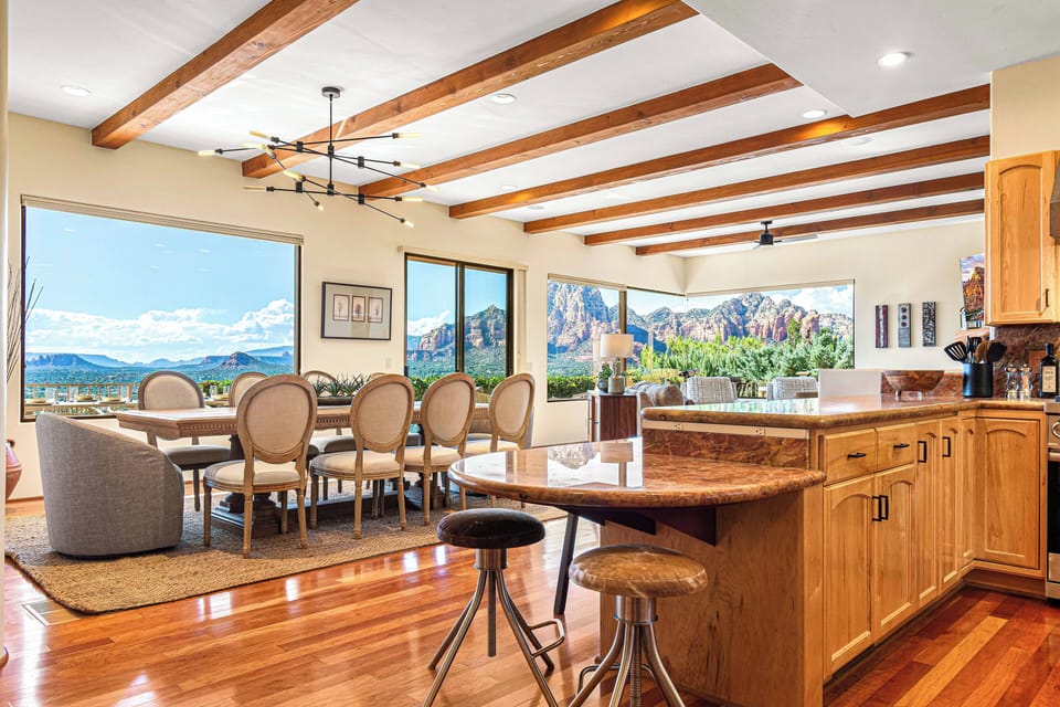 [Main Kitchen & Dining] A meal is made better with good company and good views!